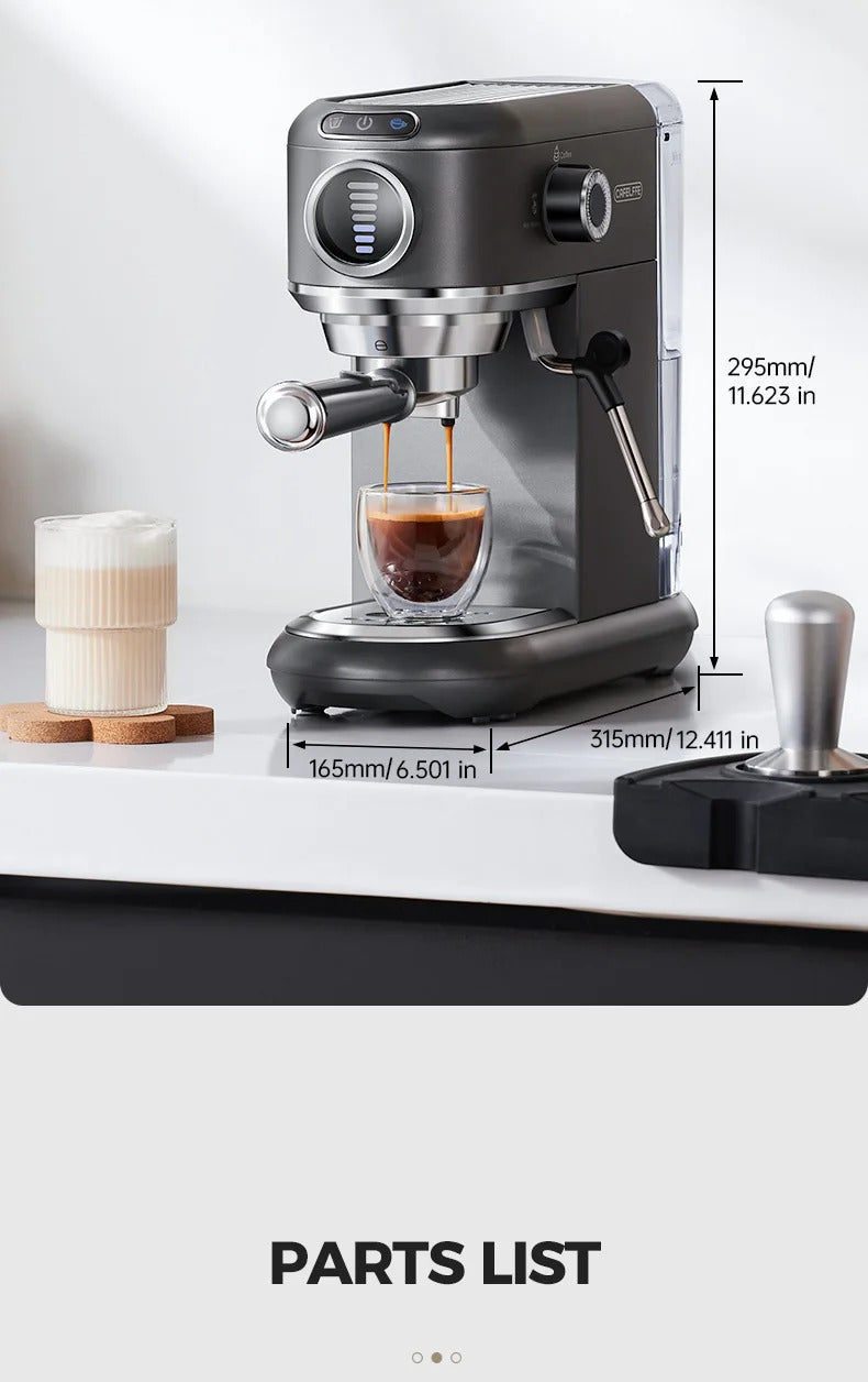 2025Cafelffe 4-in-1 Coffee Maker Hot/Cold Dolce Gusto&Nespresso Capsule ESE Pod Ground Cappuccino Espresso Machine Cafetera 19 Bar2025