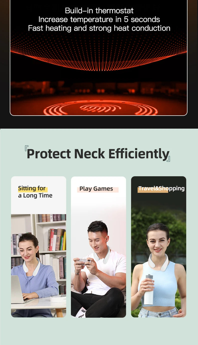 Pulse Neck Massager Electric Neck Back Massager