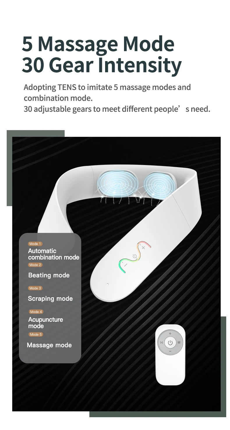 Pulse Neck Massager Electric Neck Back Massager