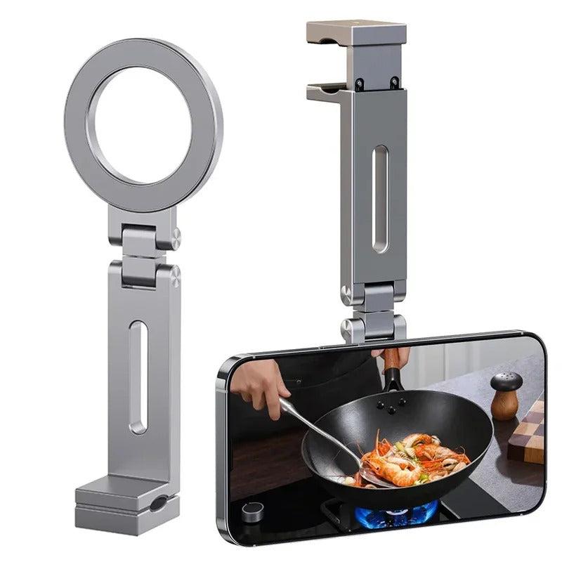 Universal Magnetic Phone Holder Travel Essentials Flexible Rotation Hands-Free Airplane Phone Mount Seat Adjustable Phone Stand