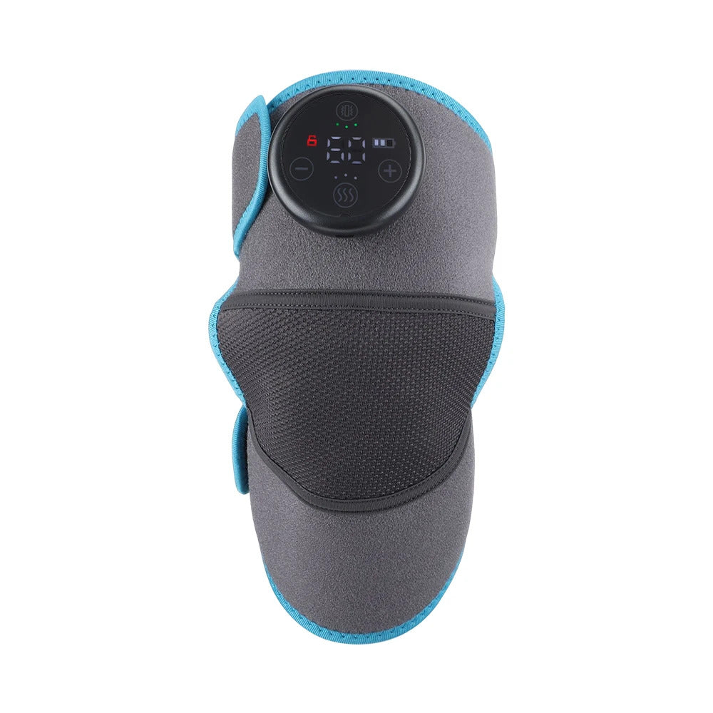Electric Shoulder Massager Heating Vibration Massage Belt Thermal Physiotherapy Brace Knee Arthritis Pain Relief Rechargeable