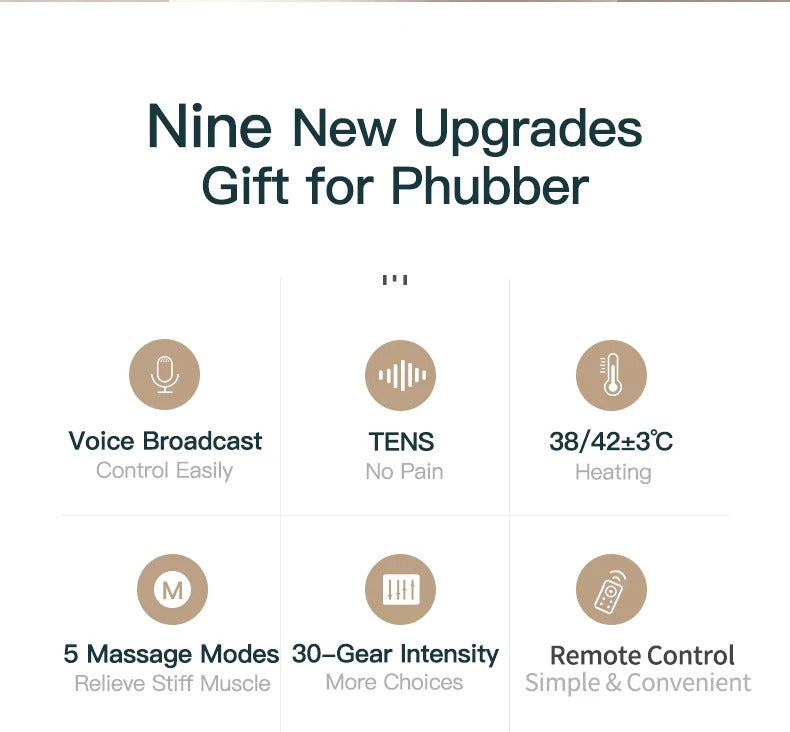 Pulse Neck Massager Electric Neck Back Massager