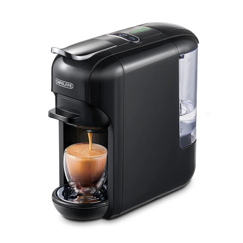 5-in-1 Coffee Machinefor Dolce Gusto, Nespresso, ESE Pods, Ground Coffee, and K-cups | 19Bar Hot & Cold Coffee Maker
