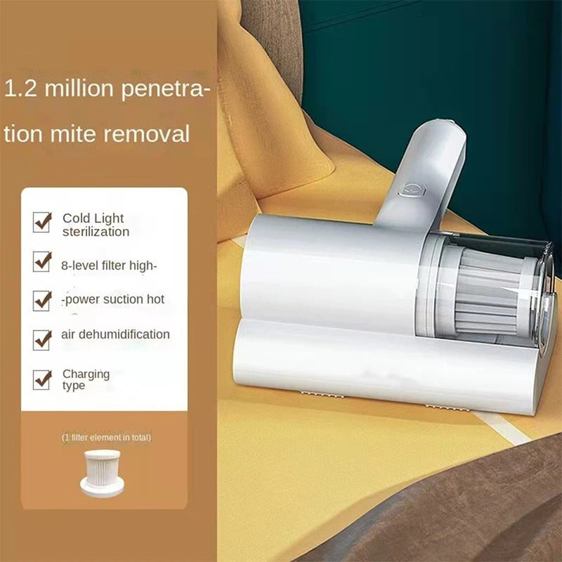 Hot Selling Usb Charging Wireless Electric Mite Remover Portable Handheld Ultraviolet Mite Remover For Cleaning Sofas And Beds