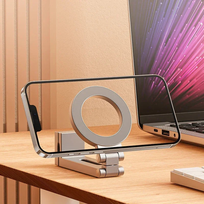 Universal Magnetic Phone Holder Travel Essentials Flexible Rotation Hands-Free Airplane Phone Mount Seat Adjustable Phone Stand