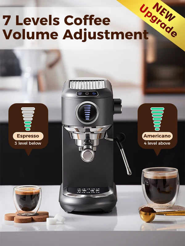 2025Cafelffe 4-in-1 Coffee Maker Hot/Cold Dolce Gusto&Nespresso Capsule ESE Pod Ground Cappuccino Espresso Machine Cafetera 19 Bar2025