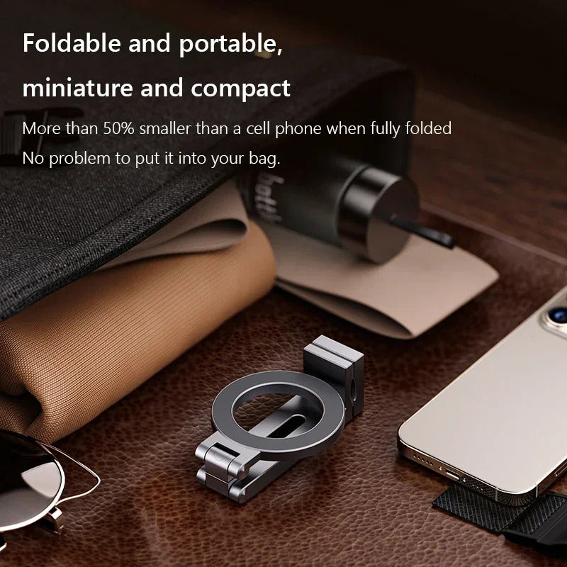 Universal Magnetic Phone Holder Travel Essentials Flexible Rotation Hands-Free Airplane Phone Mount Seat Adjustable Phone Stand