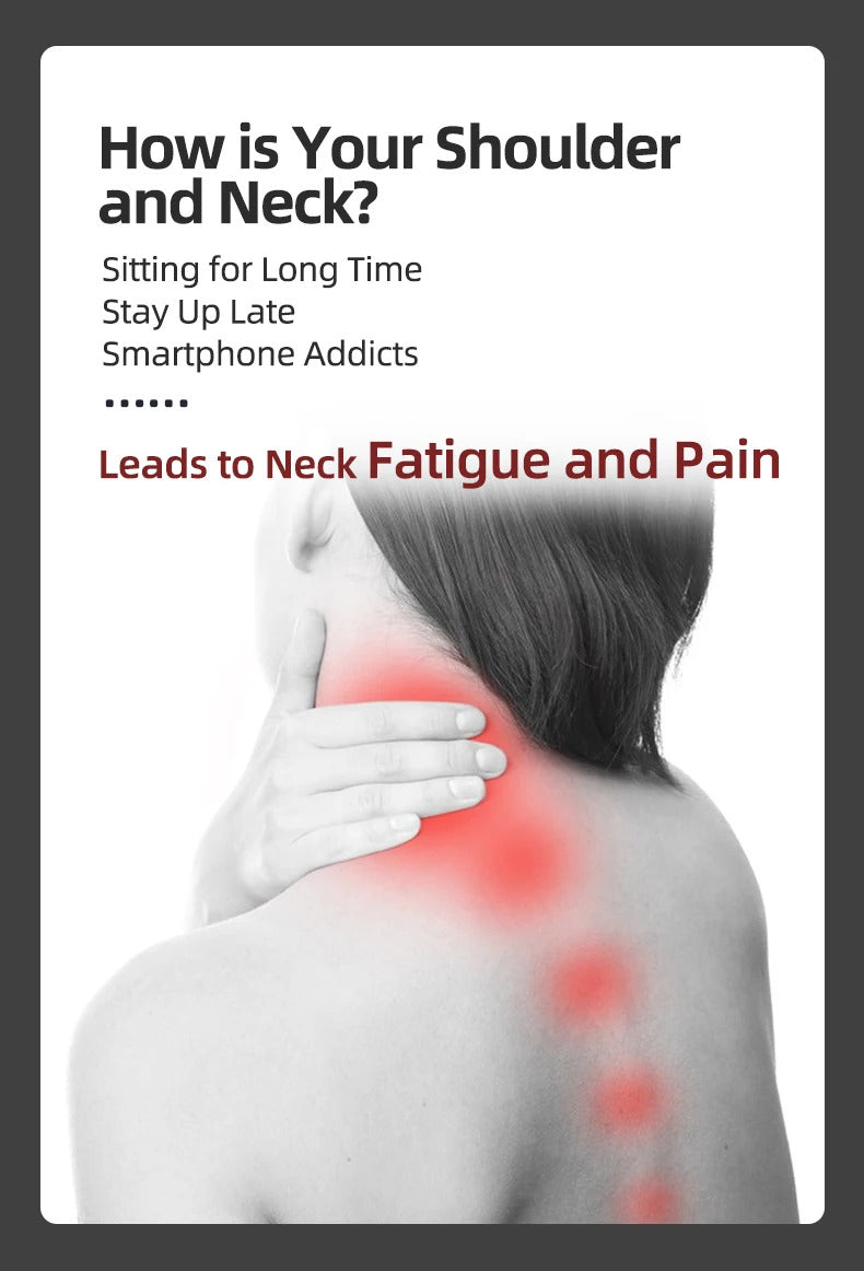 Pulse Neck Massager Electric Neck Back Massager